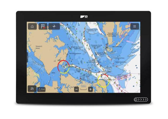 Raymarine Axiom 2 12 Chartplotter with LHC North America — 1