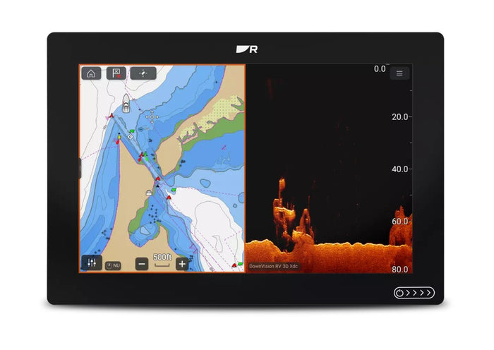 Raymarine Axiom 2 12 RV 12in Chartplotter-Sonar with LHC North America and RV-100 Transducer — 1