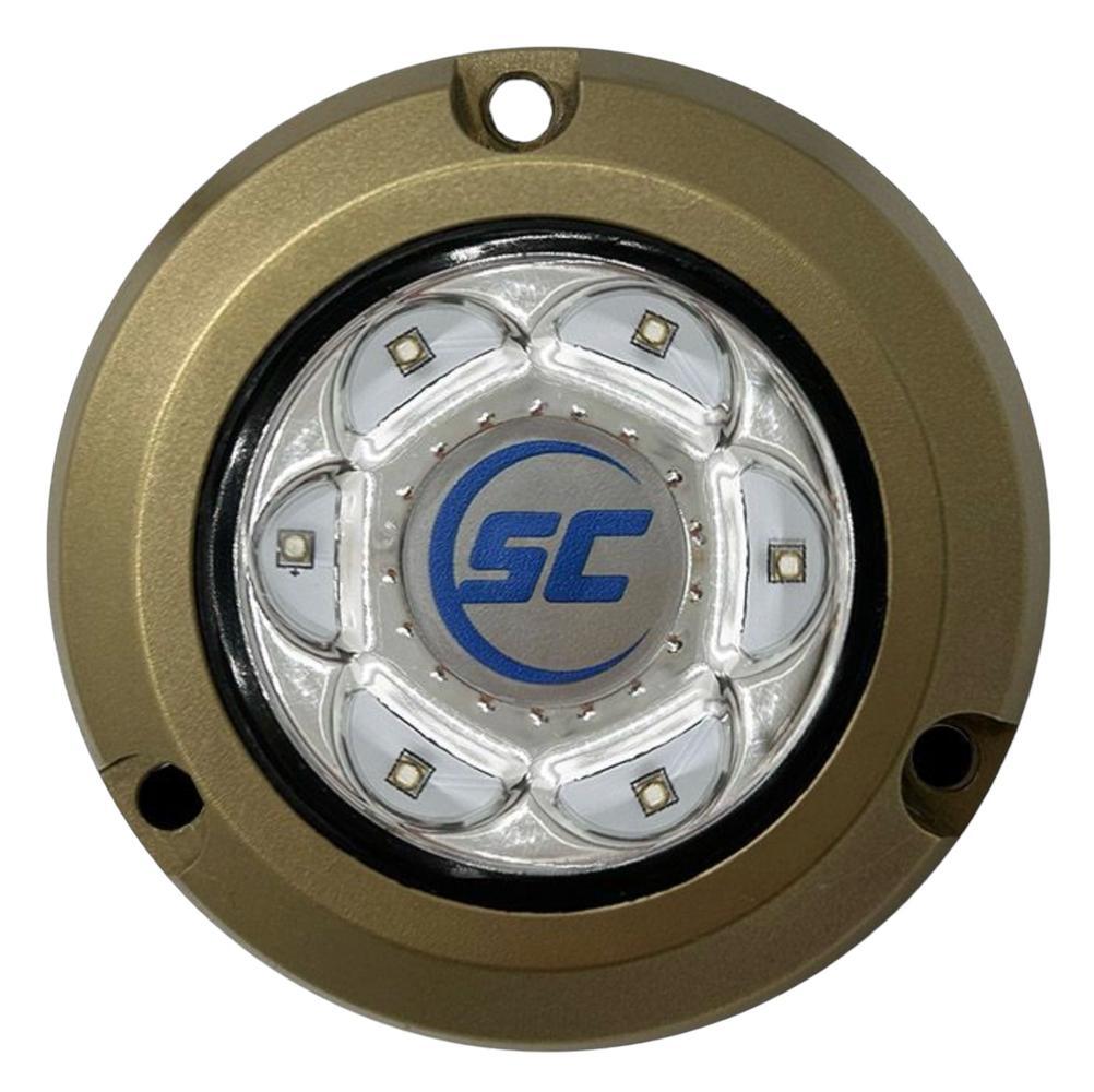 Shadow Caster SC2 Underwater LED Light  Bimini Blue 12v Bronze Surface Mount — 1