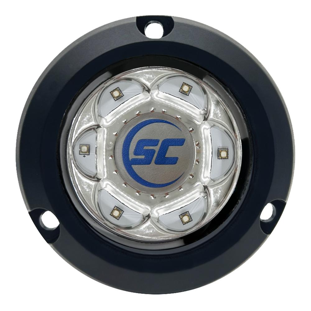 Shadow Caster SC2 Underwater LED Light Bimini Blue 12v Composite Surface Mount — 1