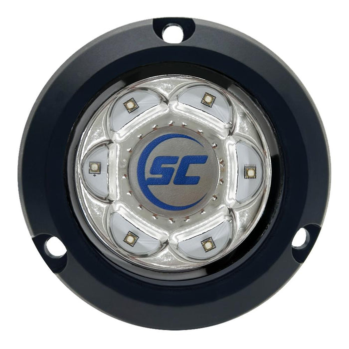 Shadow Caster SC2 Underwater LED Light Bimini Blue 12v Composite Surface Mount — 1