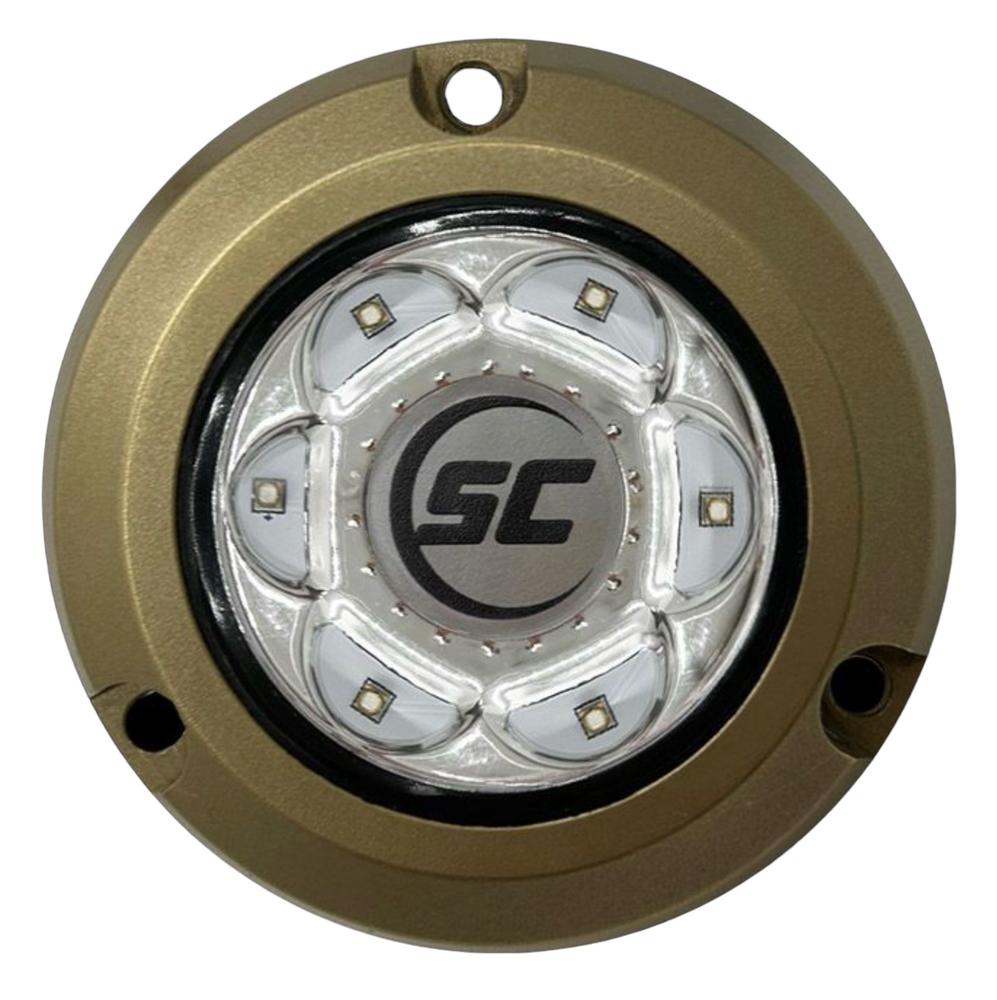 Shadow Caster SC2 Underwater LED Light great White 12v Bronze Surface Mount — 1