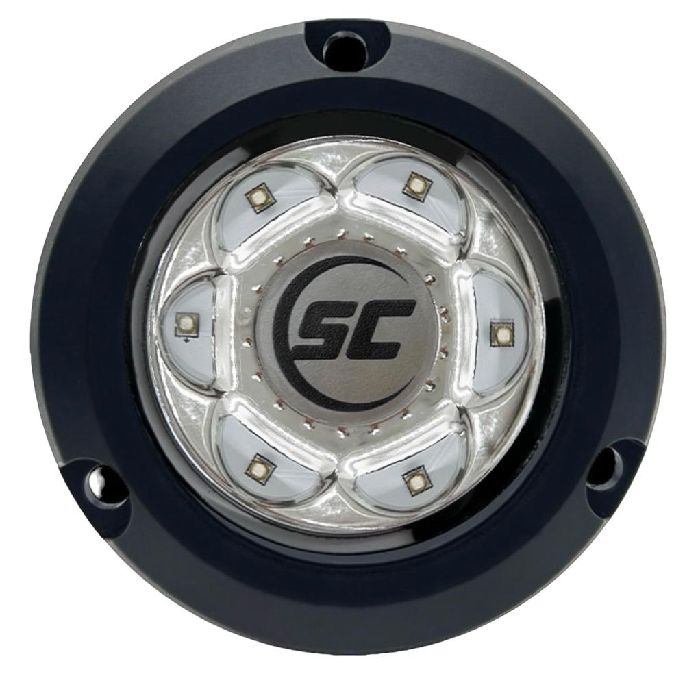 Shadow Caster SC2 Underwater LED Light Great White 12v Composite Surface Mount — 1