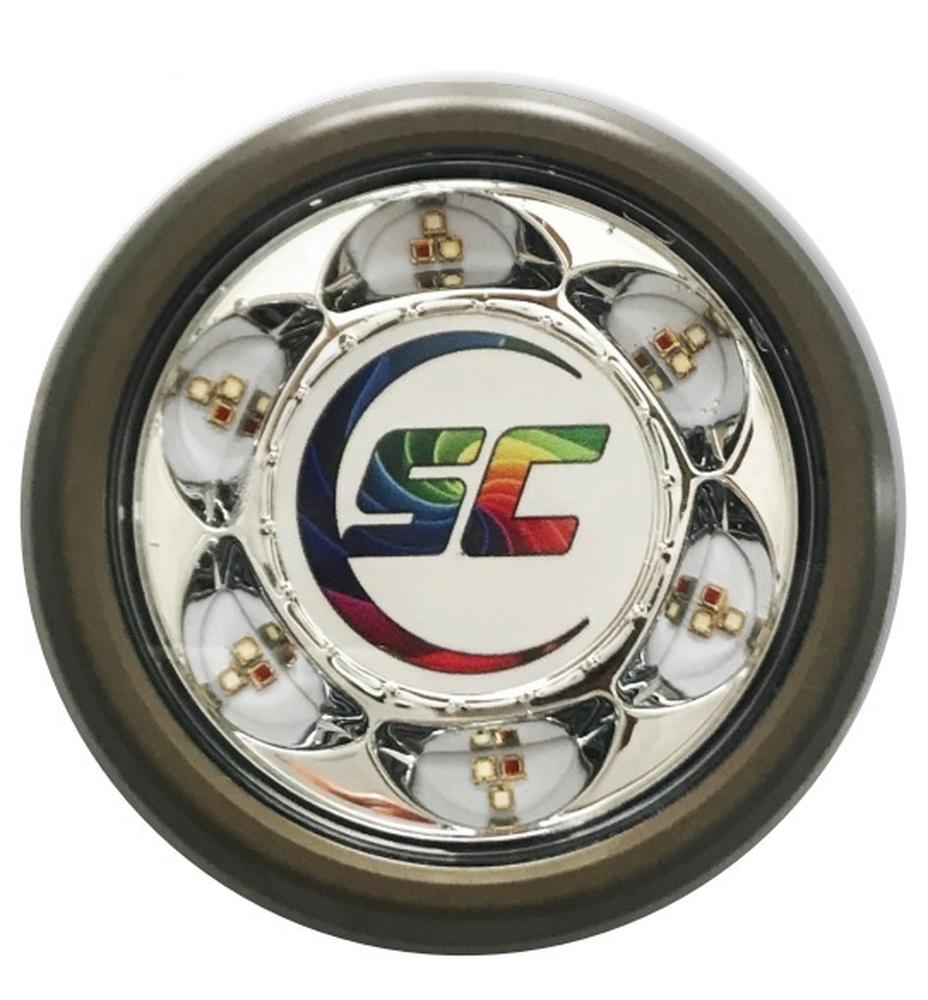 Shadow Caster SC3 Underwater LED Light GW 12v Aluminum Pontoon — 1
