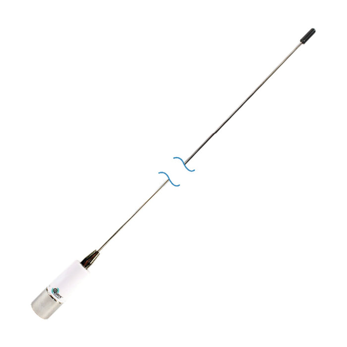 Shakespeare Quick Connect 3ft VHF Antenna Chrome Ferrule
