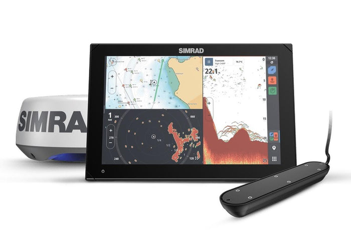 Simrad NSX3012 Radar Bundle with Active Imaging Transducer Halo 20+ — 1