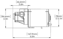 Simrad PUMP-5 MKII 24v Reversible Hydraulic Pump 17.7 - 58.5cui — 2