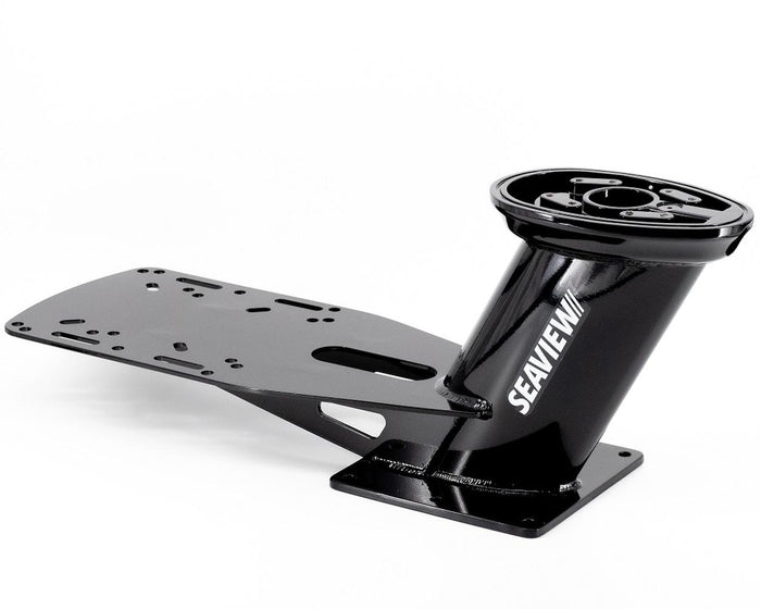 Seaview PMADM1M2BLK Dual Mount Aft Rake Requires Plate Black — 1