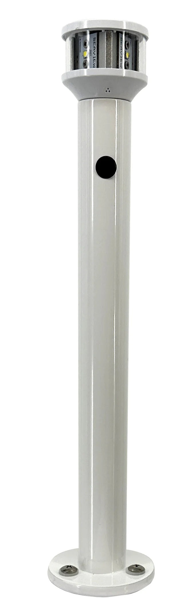 Seaview 24in White Light Post With LTBLED12C5 Nav Light