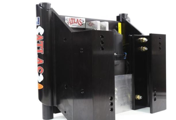 TH Marine Atlas 8in Jack Plate Heavy Duty Hydraulic Black Anodized