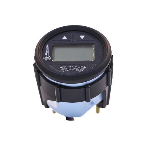 TH Marine Hydraulic Gauge Kit Fits Atlas 4 & 8in Jack PLates Black Bezel