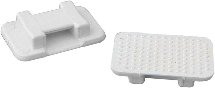 Weld Mount AT-5 Wire Tie Mount, Large White 50 Pack AT-5-50