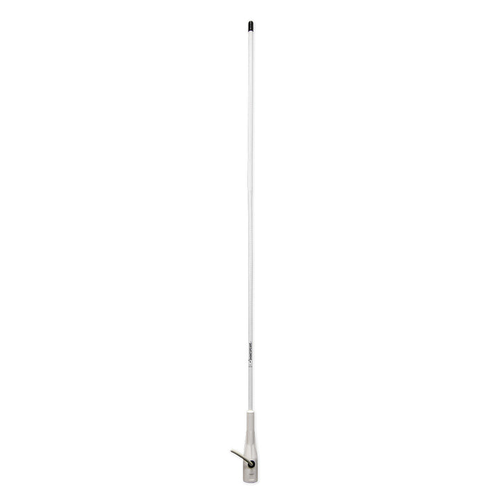 Shakespeare 4351 white marine AM/FM antenna with nylon threaded ferrule