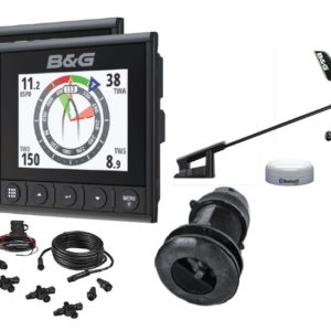 B&G Triton2 Speed/Depth/Wind Dual Display Wireless Package with DST10 and WS320