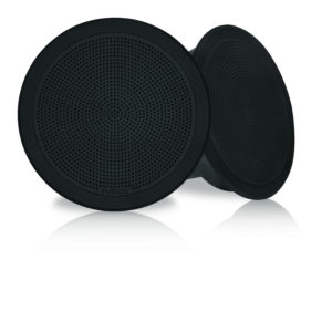 Fusion FM-F65RB 6" Black Round Flush Mount Speakers