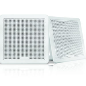 Fusion FM-F65SW 6" White Square Flush Mount Speakers