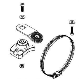 Lowrance Trolling Motor Shaft Mount for Active Target Scout View