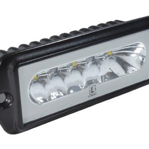 Lumitec Capri2 Spreader Light Flush Mount White/Blue LED Black Finish 12/24v