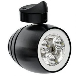 Lumitec Octane Tower/Spreader White LED Black Finish 12/24v