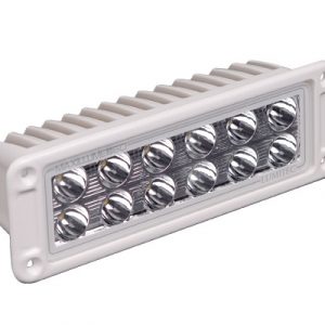 Lumitec Maxillume H60 Flood White LED Flush Mount White Finish 12/24v
