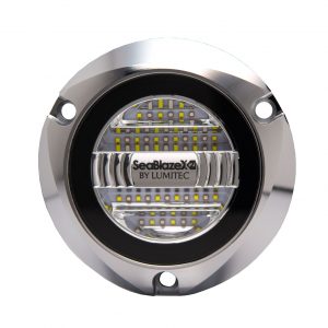 Lumitec Seablaze X2 Spectrum RGBW LED Surface Mount Polished Housing 12/24v