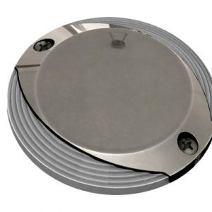 Lumitec Scallop Pathway Light Warm White 10-30vDC Stainless Steel  Housing