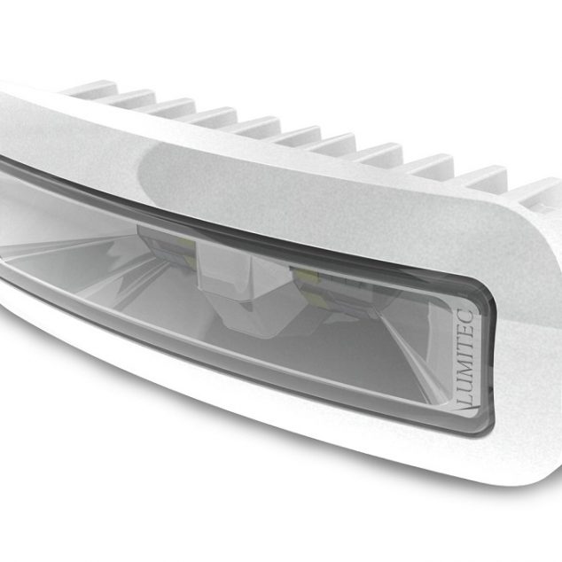 Lumitec Capri3 Flood Light White/Red LED's Dimmable Flush Mount White 12/24v