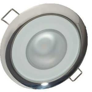 Lumitec Mirage Down Light Warm White Polished Finish